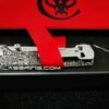 il_fullxfull.5961157086_1c2q.jpg Chaves Knives - Relief Engraved RCK9 - Titanium Scales - Dead Aztec Theme - M390 Steel - COMPLETE KNIFE!! With Extra Clip - New in Box