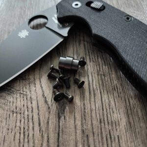 il_fullxfull.5962429469_2kjw.jpg Spyderco Manix 2 - Titanium Hardware Kit - Black - Flytanium Gear