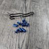 il_fullxfull.6454334063_g5sm.jpg Manix 2 LIGHTWEIGHT Blue Anodized Titanium Replacement Hardware Screw Set for Spyderco Manix 2 Lightweight