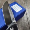 il_fullxfull.6565010693_4s5p.jpg Chaves Redencion 229 Black Micarta Laser Engraved Skull Pattern and Skull clip! COMPLETE KNIFE - 3.50" Satin ELMAX Blade - New In Box