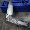 Chaves Redencion 229 - Devil Mask with Dragon Relief Engraved Titanium Scales - Knife Install Optional - 4 Blade Styles - New In Box