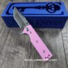 il_fullxfull.6718930976_iu1v.jpg Chaves TAK Blue Label - Pink G-10 Scales - Complete Knife - Satin Elmax Blade - 2 Blade Style Options - New In Box