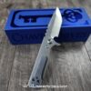 il_fullxfull.6723891610_knm9.jpg Chaves TAK Blue Label - Titanium Scales - Complete Knife - Satin Elmax Blade - 2 Blade Style Options - New In Box