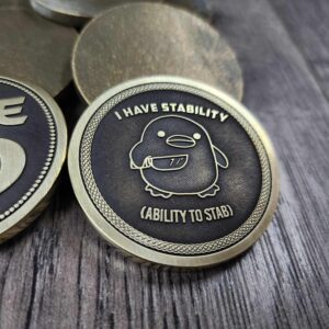 il_fullxfull.6731928398_cie1.jpg I have Stability / Rule 9 - Tree of Life - Deep Laser Engraved Brass Coin - Polished and Aged Finish