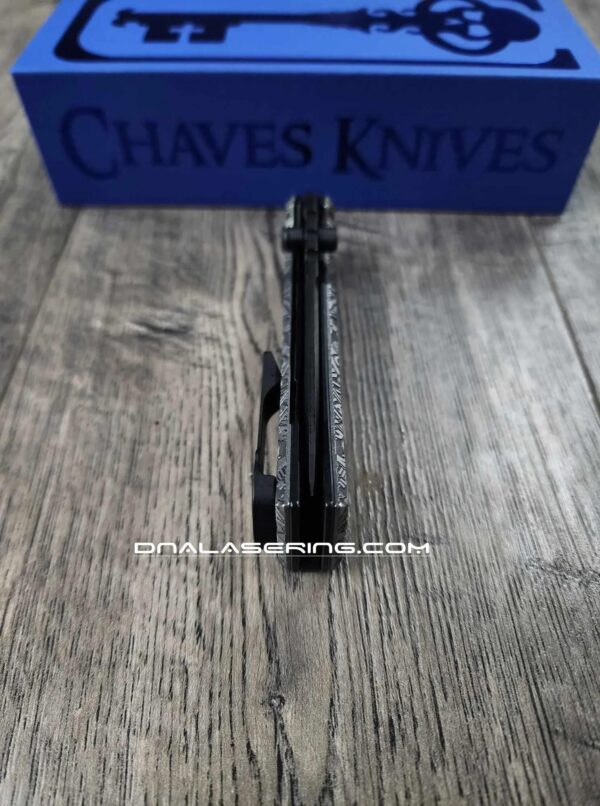 Chaves Redencion Street Blue Label - Titanium Scales - Dead Aztec Theme - Drop Point or Tanto - COMPLETE KNIFE!! Extra Clip - New in Box