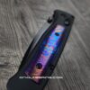 il_fullxfull.6751628137_jlvp.jpg Modulator Black Aluminum Scales - 4 Inlays - Copper - Patina - Titanium - Damascus - Benchmade Bugout - Flytanium Gear *Scales/Handles Only