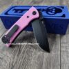 il_fullxfull.6761857163_evnf.jpg Chaves Redencion Street - Blue Label - Pink G-10 Scales - Complete Knife - Black Elmax Blade - 2 Blade Style Options - New In Box