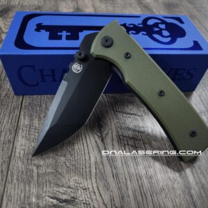 il_fullxfull.6762103621_3heu.jpg Chaves Redencion 229 - Blue Label - OD Green G-10 Scales - Complete Knife - Black Elmax Blade - 2 Blade Style Options - New In Box