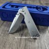 il_fullxfull.6771918423_383l.jpg Chaves TAK Blue Label - Titanium Scales - Complete Knife - Satin Elmax Blade - 2 Blade Style Options - New In Box