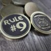I have Stability / Rule 9 - Tree of Life - Deep Laser Engraved Brass Coin - Polished and Aged Finish