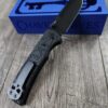 il_fullxfull.6835166765_26tc.jpg Blacked out Chaves Redencion 229 Black Micarta Laser Engraved Skull KEY Design COMPLETE Knife- Black ELMAX Blade- Drop Point & Tanto Options
