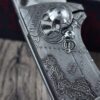 il_fullxfull.6932815090_s6j1.jpg Chaves Knives - Relief Engraved RCK9 - Davy Jones - Titanium - M390 steel - COMPLETE KNIFE!! With Extra clip - New in box