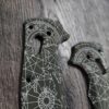 Goonies Map - Spyderco Manix 2 Laser Engraved Scales – Agent Series – Linerless – Cerakote OD GREEN - Optional Knife Install