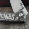 il_fullxfull.7022900551_p9ol.jpg Chaves Knives - Relief Engraved RCK9 - Titanium Scales - GOONIES!! - M390 Steel - COMPLETE KNIFE!! With Extra Clip - New in Box