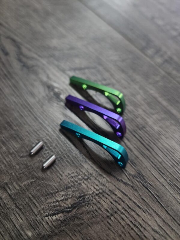 Benchmade MINI Bugout 533 - ANO Titanium Backspacer - 3 Color Choices - Green - Purple - Teal - Flytanium Gear