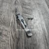 il_fullxfull.7501554918_tmvd.jpg LynchNW Chaves Model A - Laser Engraved Skull Key - Titanium Deep Carry Pocket Clip - Beadblasted or Blacksmith Finish - Made In USA
