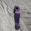 il_fullxfull.7604798619_evjs.jpg Titanium Spyderco Shaman / Bodacious Deep Carry Pocket clip Anodized Purple - LynchNW - MADE IN USA - Edc