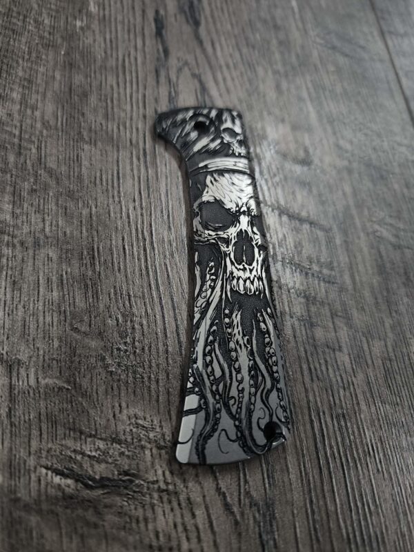 Chaves RCK9 Titanium Engraved with Davy Jones Theme - Show Side Scale ONLY