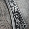 il_fullxfull.7673390766_mwu7.jpg Chaves RCK9 Titanium Engraved with Filigree/Scroll Design - Show Side Scale ONLY