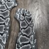 il_fullxfull.7805945348_loqs.jpg Spyderco PM2 Loop Scales - Laser Engraved Snakeskin Pattern - Aluminum Void Black Scales - Flytanium Gear - Knife & Hardware Optional