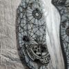 il_fullxfull.7846436008_3vjo.jpg Spyderco PM3 Para 3 Scales ONLY – Black Linen Micarta Lotus w/ Goonies One Eyed Willie Map Engraving – Custom Scales