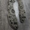 Spyderco Delica Scales! – Green Canvas Micarta Scales w/ Goonies One Eyed Willie Map Laser Engraving   - Custom Replacement Scales