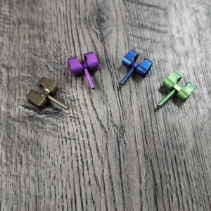 il_fullxfull.7966086350_kya3.jpg Spyderco Manix 2 - Titanium Ball Cage Lock - Anodized Titanium - 4 Colors - Flytanium EDC Gear