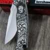 il_fullxfull.8023342580_nqz4.jpg Custom Engraved Kershaw Scour Knife – Doc Holiday - I'm Your Huckleberry | Deep Laser Engraved Single Side - Complete Knife!! - EDC