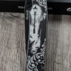 il_fullxfull.8033314740_ddsm.jpg Custom Engraved Ruike P801 Black – Michael Myers Horror Theme | Double Sided Laser Engraved Knife - Complete knife - EDC - EDC knife