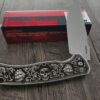 il_fullxfull.8057325654_3196.jpg Custom Engraved Kershaw Scour Pirate Engraved Knife – Custom Skull & Ship Scrollwork Design – Nautical EDC Pocket Knife – Blackwashed Blade