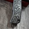 il_fullxfull.8071254993_egb1.jpg Custom Engraved Kershaw Scour Knife – Doc Holiday - I'm Your Huckleberry | Deep Laser Engraved Single Side - Complete Knife!! - EDC
