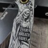 il_fullxfull.8094783361_in39.jpg Custom Engraved Ruike P801 Black Knife – Memento Mori Grim Reaper Design – Deep Laser Engraved EDC Pocket Knife – Gothic Skull Art