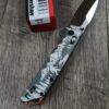 Custom Kershaw Iridium Sasquatch Engraved Knife – Double Sided Bigfoot Forest Scene PNW - Kershaw EDC - Complete knife
