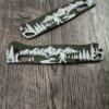 Custom Benchmade Bugout Aluminum Scales – Custom Engraved Bigfoot Scene –OD Green Anodized Bugout Scales – Benchmade Bugout 535 Knife Scales