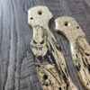 Spyderco PM3 Brass - "Jungle Hunter" Fiber Laser Deep Engraved - Brass Scales - Para 3 - Flytanium  Gear - Knife Install Optional