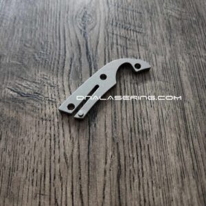 Titanium Backspacer for Spyderco Endura - Flytanium Gear - EDC