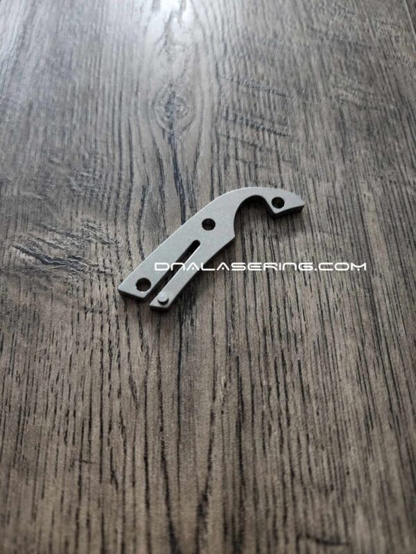 Titanium Backspacer for Spyderco Endura - Flytanium Gear - EDC