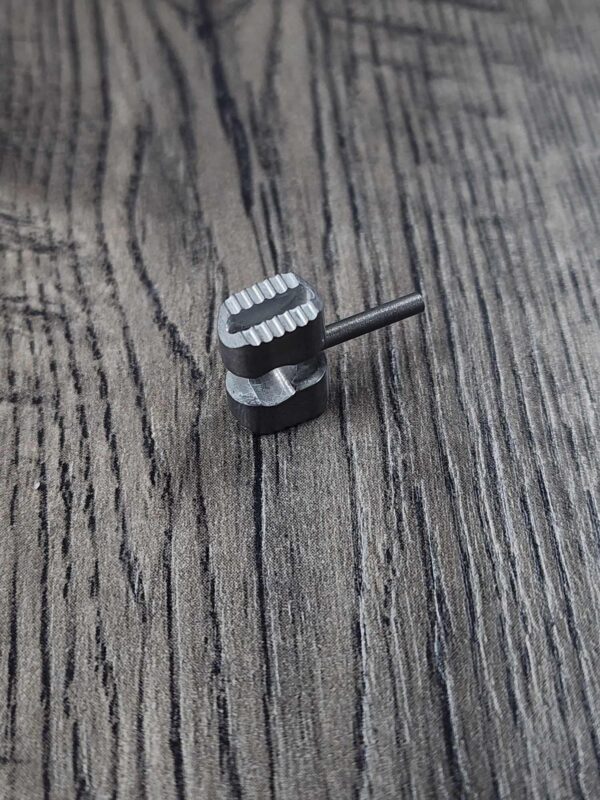 Spyderco Slotted Manix 2 Ball Cage Lock - Titanium - Flytanium Gear