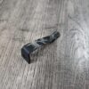 Microtech Ultratech Clip - Screaming Skull - Laser Engraved Titanium - Deep Carry Pocket Knife Clip - Cerakote Black Finish - MADE In USA