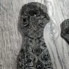 il_fullxfull.7902525420_jqkf.jpg Spyderco PM3 Para 3 Scales ONLY – Black Linen Micarta Lotus w/ Viking Runes Laser Engraving – Custom Scales