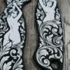 il_fullxfull.8112623845_8pk3.jpg Custom Spyderco PM2 Black Aluminum Scales – Custom Pin-Up Engraved Loop Scales – 7075 Aluminum Anodized PM2 Scales –