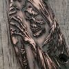 il_fullxfull.8150386963_28xg.jpg Spyderco PM2 - Grim Reaper - Relief Laser Engraved - Copper Knife Scales - Aged - EDC Gear - Knife & Hardware Optional