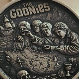 il_fullxfull.8169791428_ss5v.jpg 3D Engraved Goonies Brass Challenge Coin | 50mm Collector Coin | One Eyed Willy Treasure Coin | Goonies Never Say Die | Adventure Movie Fan
