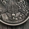 Constantine Inspired Brass Challenge Coin | 50mm Collector Coin | Heaven vs Hell Coin | Supernatural Gothic Coin | Exorcist EDC Collectible