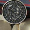 Chaves Knives Inspired Brass Challenge Coin | 50mm Collector Coin | Only the Worthy Hold the Key | 3D Engraved EDC Collectible