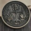 il_fullxfull.8257244037_r1vs.jpg Memento Mori Solid Brass 50mm Challenge Coin | "The Final Judgment" | 3D Relief Engraved | EDC Collector Coin