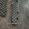 Spyderco Smock Large Pivot - Basketweave Laser Engraved Titanium Scales - EDC Gear - Scales ONLY