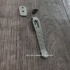 Spartan Harsey Standard Clip - Seigaiha Waves - Laser Engraved Titanium - Deep Carry Pocket Knife Clip - Black Cerakote Finish - Made In USA