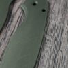 Loop Scales - Aluminum - Spyderco Para 3 - Olive Drab Green - PM3 EDC Scales - Flytanium Gear