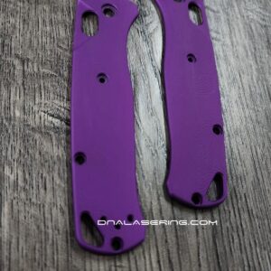 Loop Scales - Aluminum - Benchmade Bugout 535 - Nebula Purple - EDC - Flytanium Gear